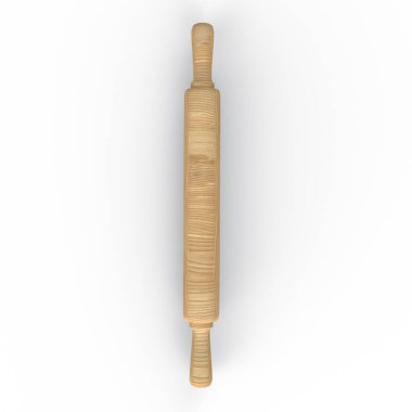 3d Rendering of Dough Rolling Pin