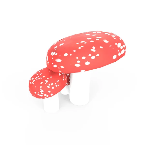 Mushrooms Modelling Design — Stock Photo, Image