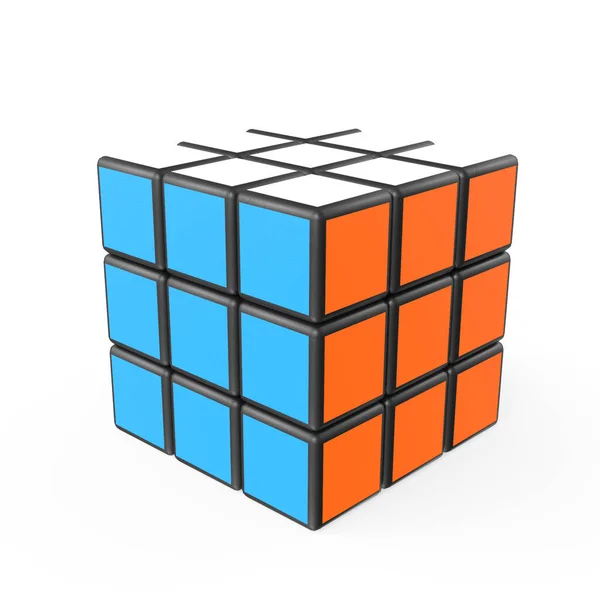 Puzzle Cubo Modelado —  Fotos de Stock