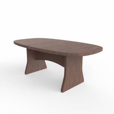 Modern Ofis Masasının 3B Hazırlaması