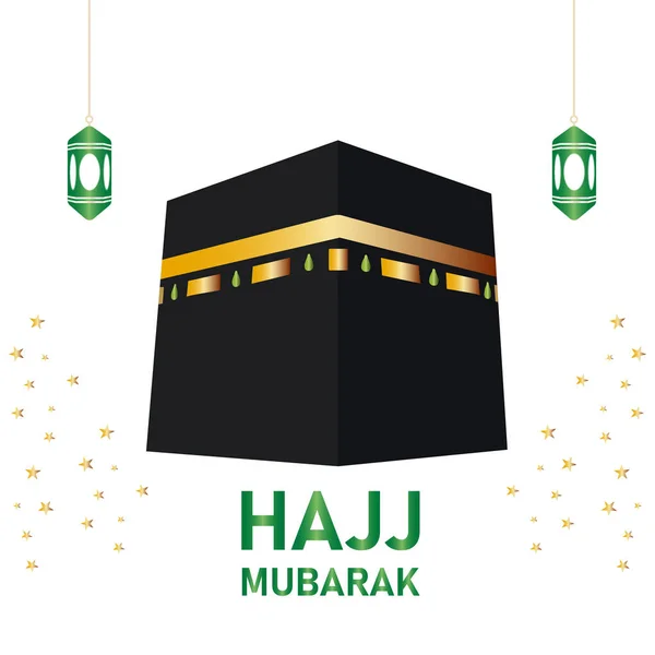 Hajj Mubarak Illustration Design — Stock Photo, Image