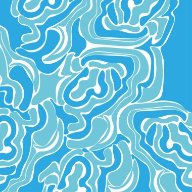 Mavi renkler pürüzsüz desen