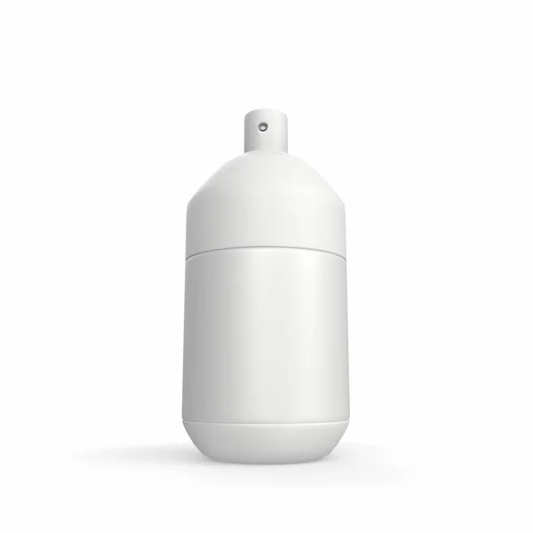 White Spray Bottle Modelling — 스톡 사진
