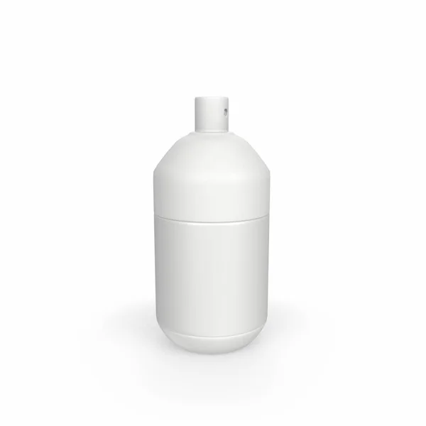 Garrafa Spray Branco Modelagem — Fotografia de Stock