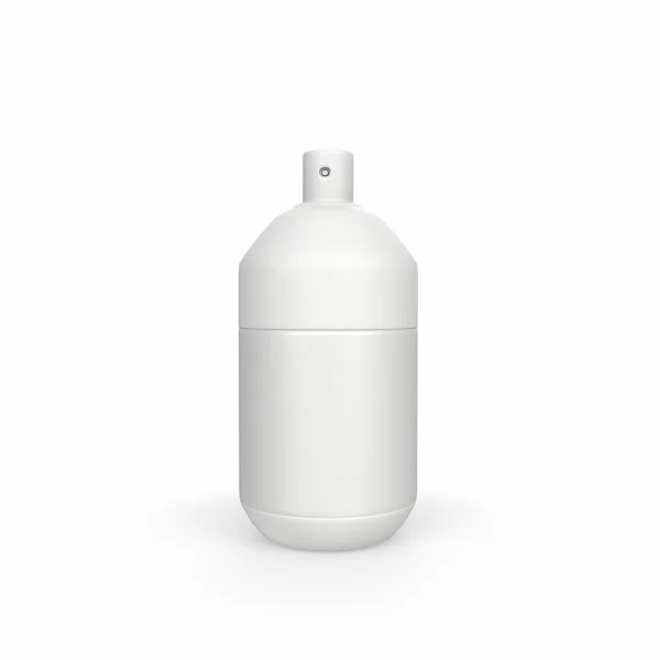 White Spray Bottle Modelling — Stock Photo, Image