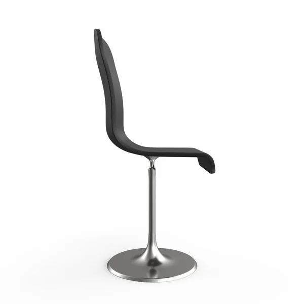 Black Office Chair Isolated White — Stock Photo, Image