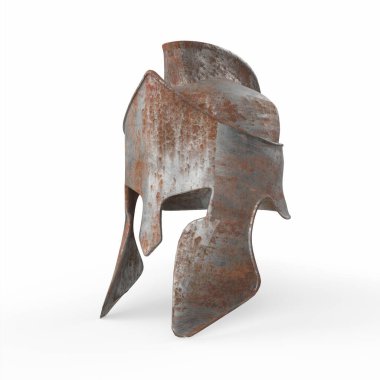 Eski Spartalı miğfer 3D modelleme