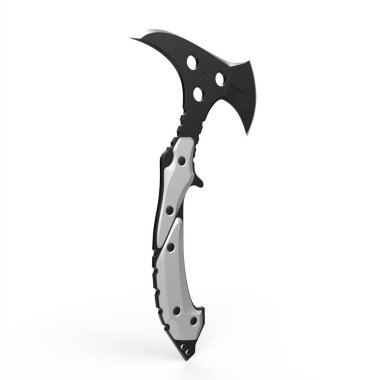 Tomahawk blade isolated on white background