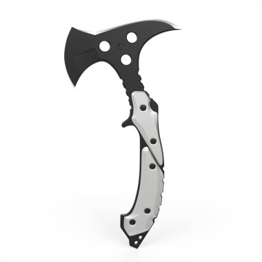 Tomahawk blade isolated on white background