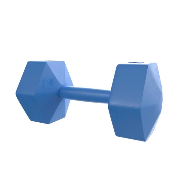 Dumbbell Geïsoleerd Witte Achtergrond — Stockfoto