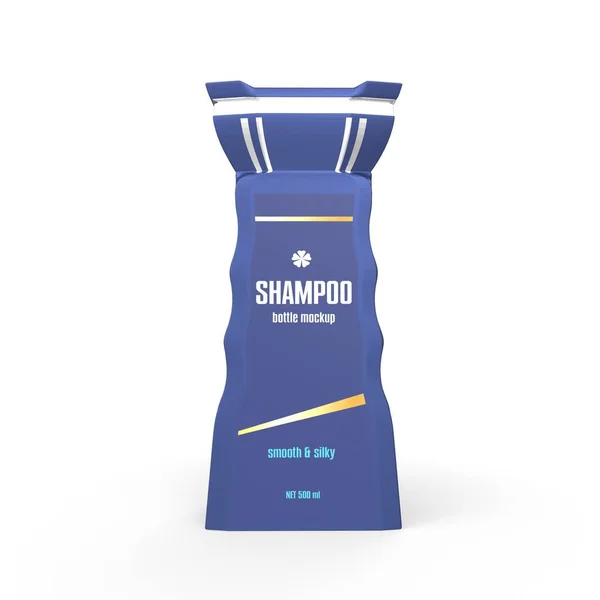 Shampoo Product Box Isolated White Background — Stockfoto