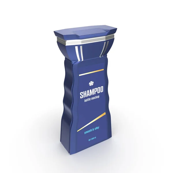 Shampoo Product Box Isolated White Background — Stockfoto