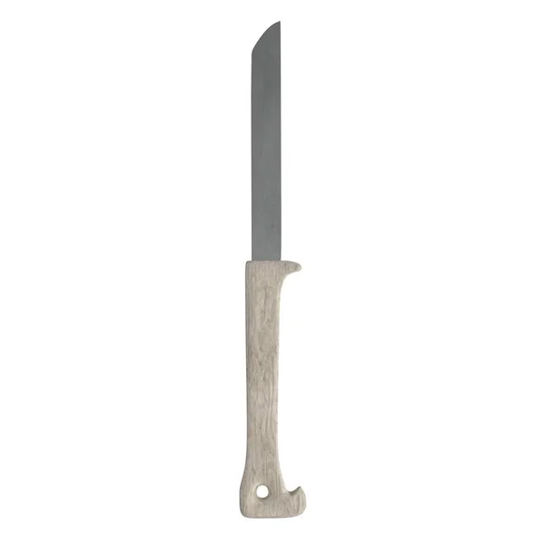 Coltello Isolato Sfondo Bianco — Foto Stock