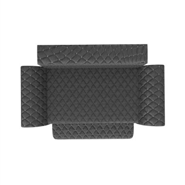 Beyaz arka planda izole edilmiş kanepe