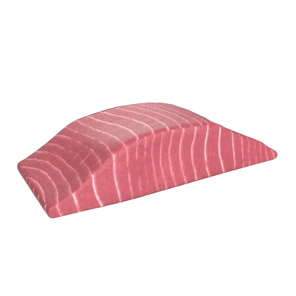 Salmon Steak Isolated White Background — Stock Photo, Image
