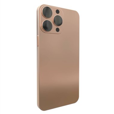 Beyaz arkaplanda akıllı telefon izole edildi