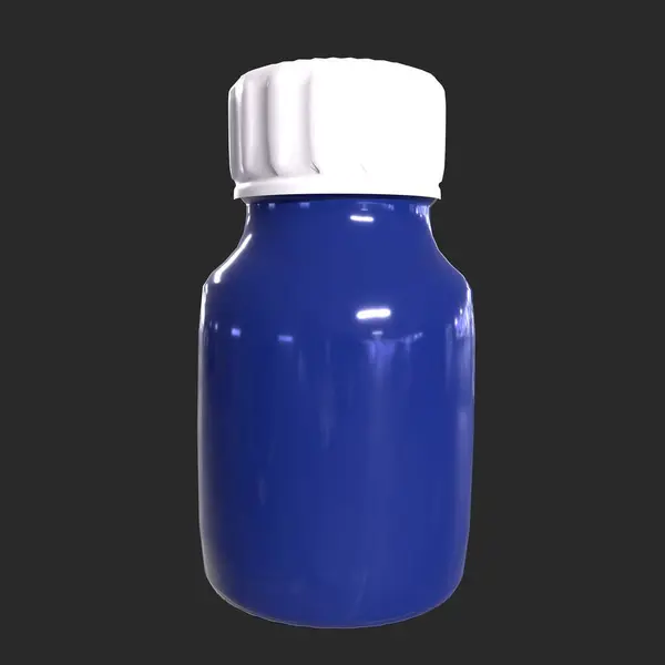 Medizin Flasche Modellierung — Stockfoto