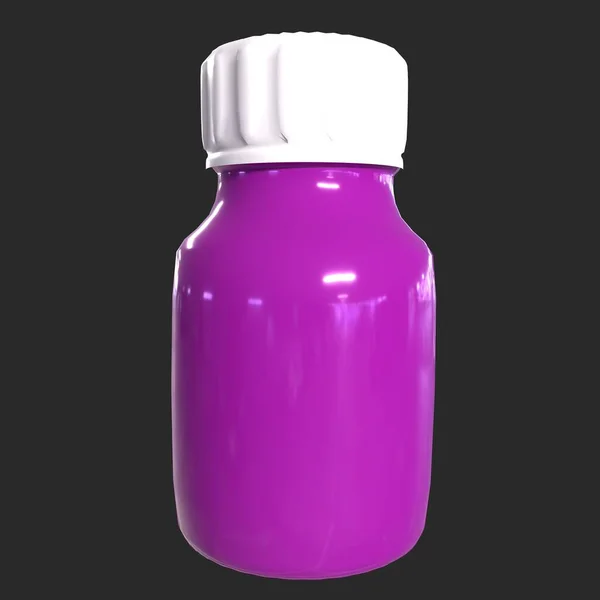 Medicine Bottle Modelling — Stock Photo, Image