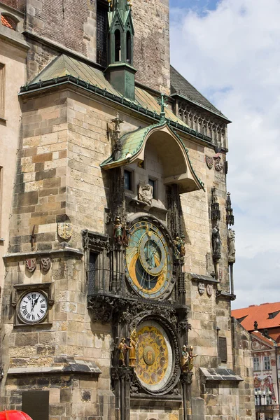 Old Town Hall tower clock, Prague — Stock Photo, Image