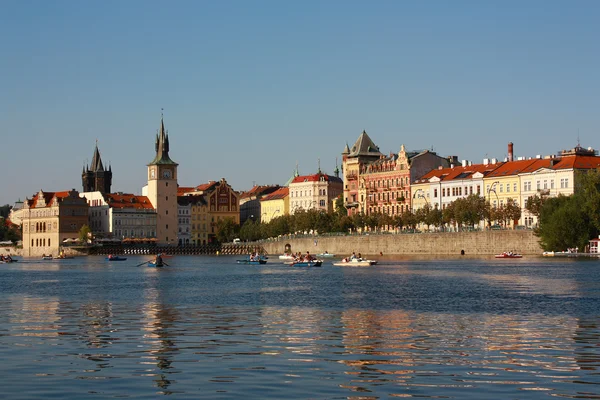 Večerní Praha, České — Stock fotografie