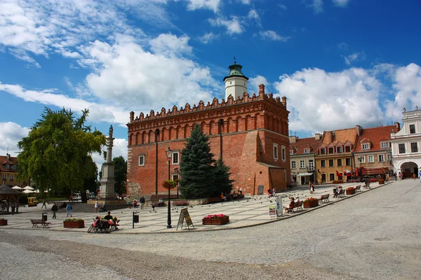 Città Vecchia di Sandomiez, Polonia Foto Stock