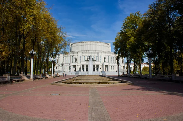 Teatro Nazionale dell'Opera e del Balletto di Minsk, Bielorussia Fotografia Stock