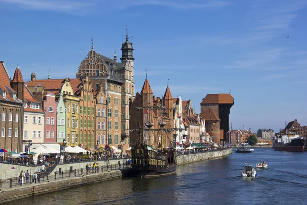 Polonya 'nın eski Gdansk kasabası. — Stok fotoğraf