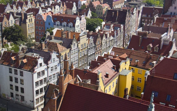 Gdansk, Polonya eski şehrin mimarisi