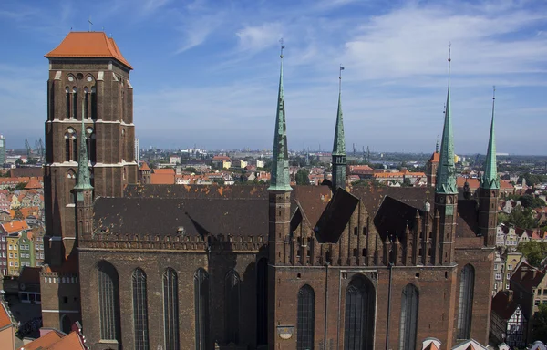 Catedral de Santa Maria em Gdansk, Polônia — Fotografia de Stock