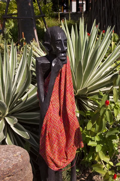 Quênia Masai escultura em madeira — Fotografia de Stock