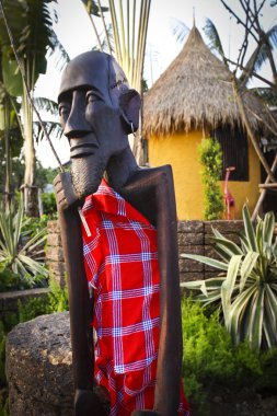 kenya masai Ahşap oyma Köyü