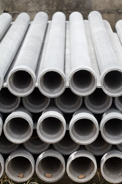 Asbestos pipes for drain — Stock Photo, Image