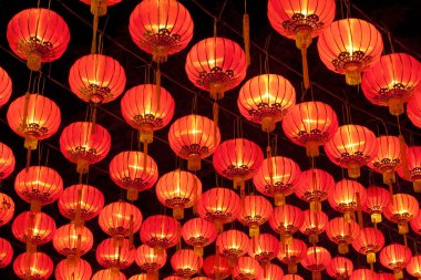 Chinese lanterns clipart
