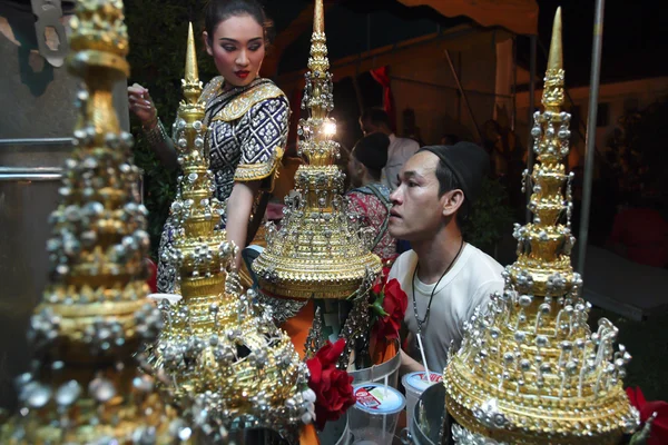 Backstage ramayana acteurs — Stockfoto