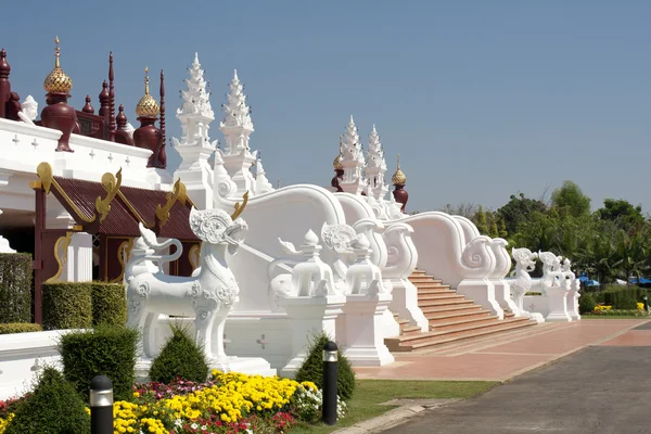 Architettura tradizionale thai a Chiangmai — Foto Stock