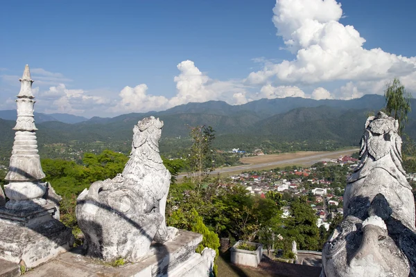 Downtown of Mae Hong Son province — Stock Photo, Image