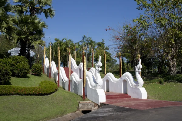 Naga merdiven bir parkta — Stok fotoğraf