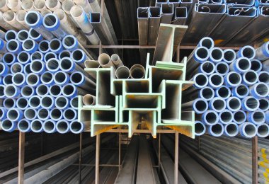 metal boru ve ışın