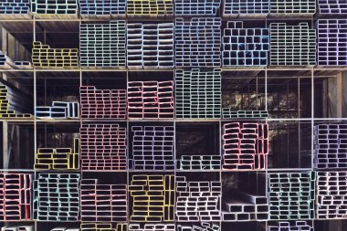 farkı boyutları metal borular raf yapımı için