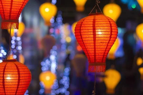 Asiatische Laternen beim Laternenfest — Stockfoto