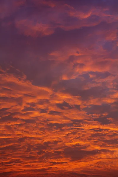 Red sky in the morning — Stock Photo, Image
