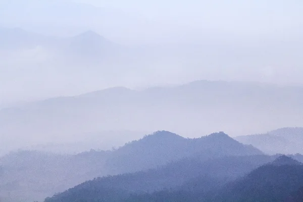 Montanha no distrito de pai, província de Maehongson, Tailândia — Fotografia de Stock