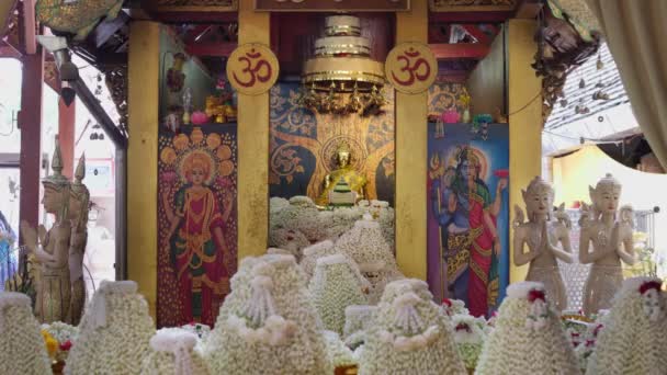 불교는 치앙마이에 Wat Phra Doi Kham Temple Chiang Mai Wat — 비디오