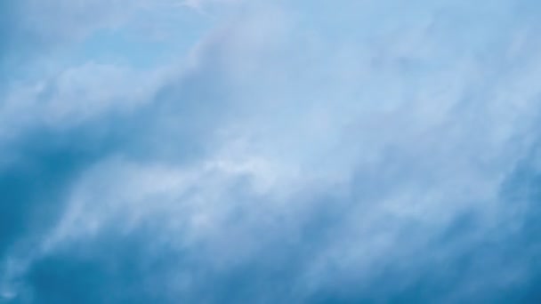 Nube Lapso Tiempo Corriendo Brillante Cielo Oscuro — Vídeo de stock