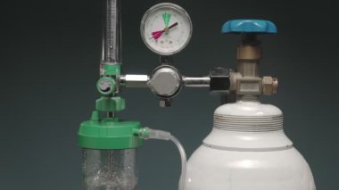 Oksijen Silindiri Tıbbi Ekipmanı Flowmeter ile Tıbbi Oksijen Düzenleyici