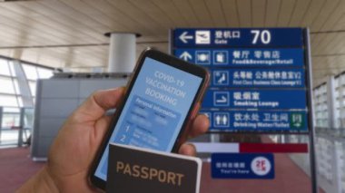 Dijital Covid aşı sertifikası veya cep telefonundaki aşı pasaportları.