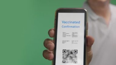 Chroma anahtarı, Dijital Covid aşı sertifikası veya cep telefonundaki aşı pasaportları.