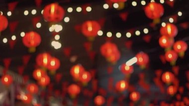 Çin 'in yeni yıl fenerleri Çin mahallesinde..