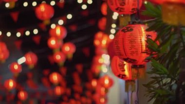 Çin 'in yeni yıl fenerleri Çin mahallesinde..