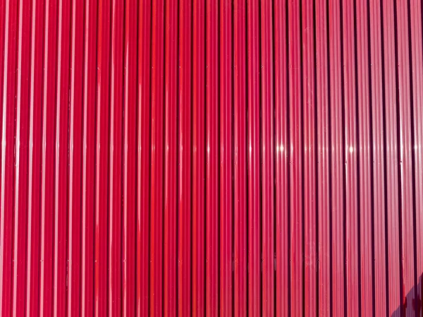Zicht Vanuit Lucht Het Dak Van Rode Metalen Platen Voor — Stockfoto